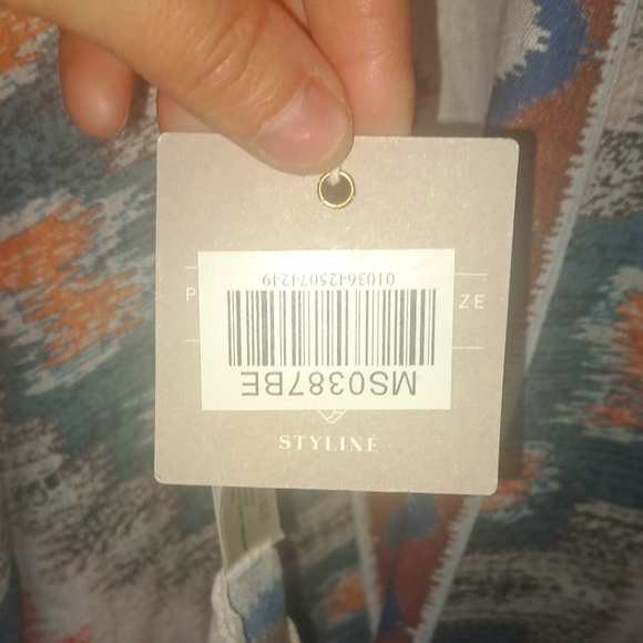 Styline OS Western Aztec Kimono - Picture 7 of 7